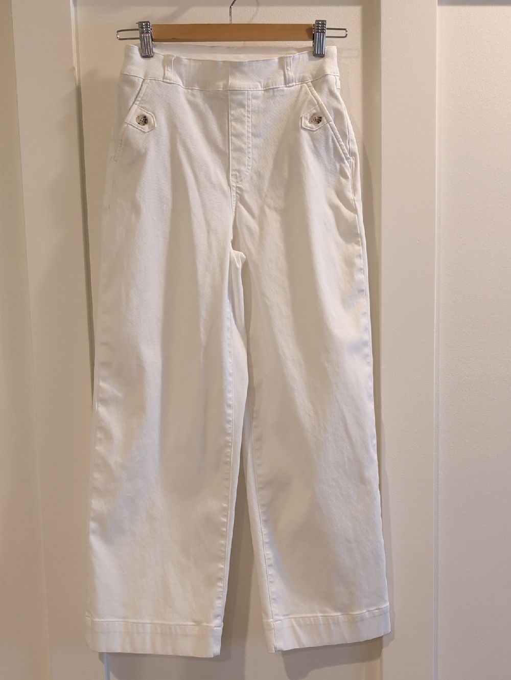 SPANX Wide Leg Twill Pants Petite Small